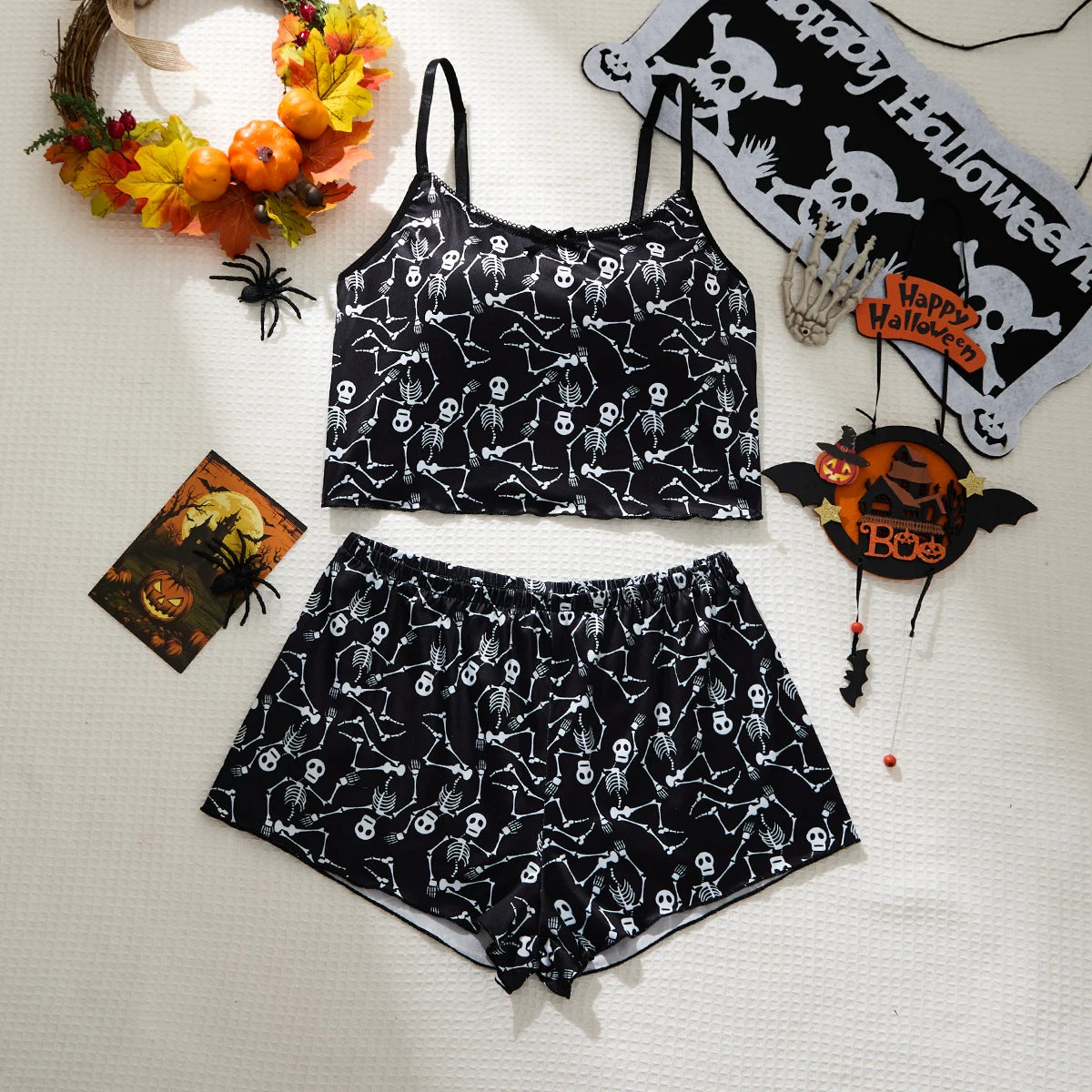Women's Camisole & Shorts Sleepwear Set
