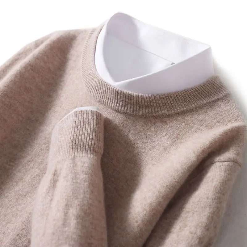 Men's Cashmere-Blend Crewneck Sweater