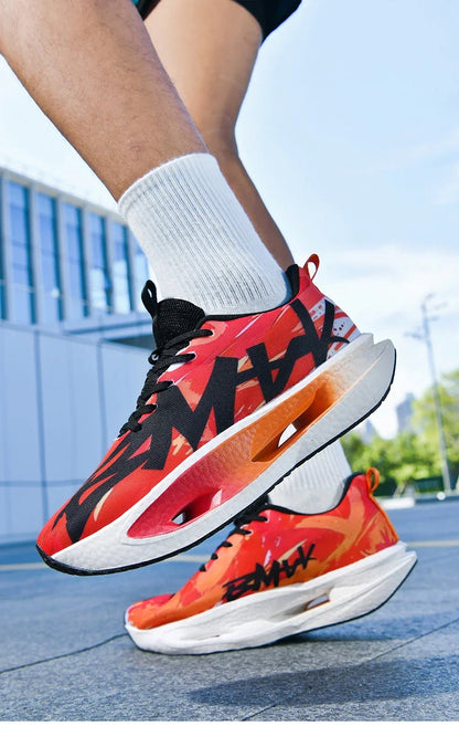 Men's Breathable Mesh Cushioned Running Shoes
