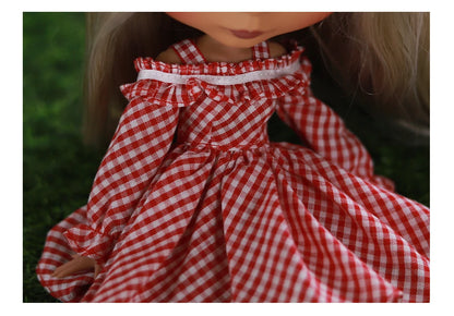 ICY DBS Blyth doll bjd joint body white black skin temperament skirt casual sports skirt 1/6 toy 30 cm girl gift anime SD