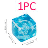 Squishy Snowflake Ice Cubes Slow Rising Sensory Fidget Toy Soft Ice Cubes Stress Relief Squeeze Toy Hand Exercise Calming Tool