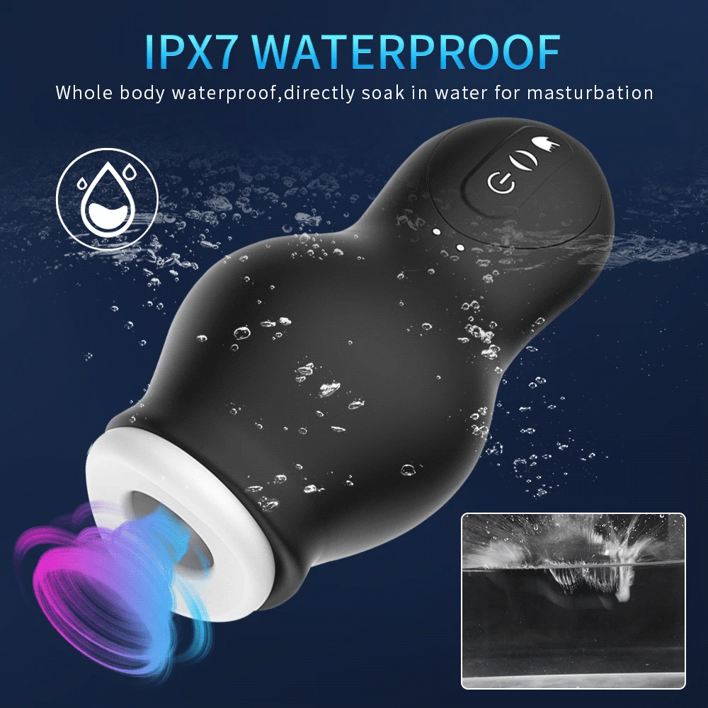 Automatic Masturbator Cup Sucking Male Penis Pumps Blowjob Machine Pussy Glans Stimulator Vibration Waterproof Adult Sex Toy