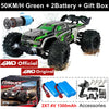 Super Brushless 80KM or 50KM/H 4WD RC Car With LED Remote Control Cars High Speed Drift Racing 4x4 Off Road Truck Kid Adult Toy