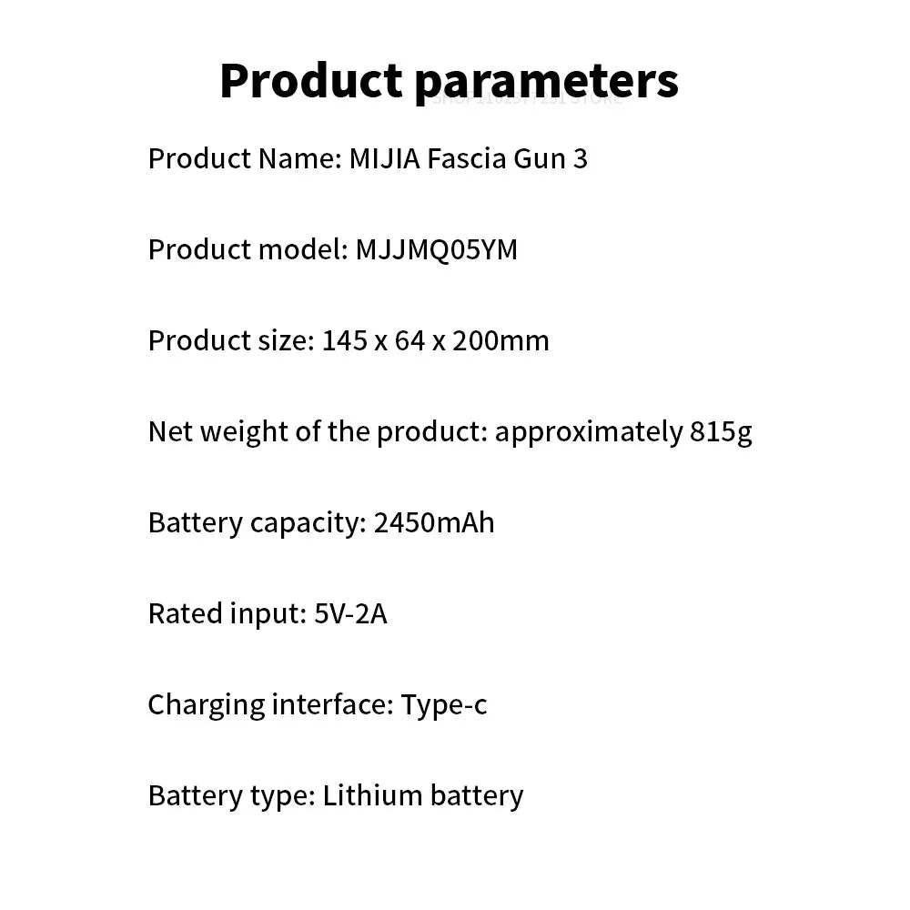 MIJIA Massage Gun 3