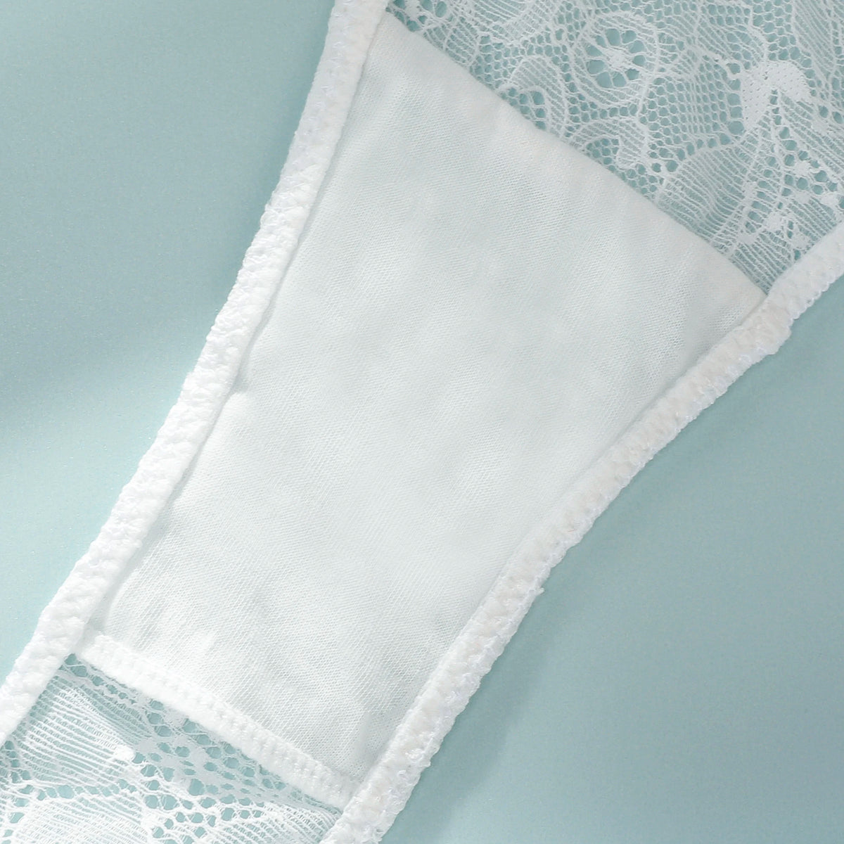 Women's Eyelash Lace Thong Panty