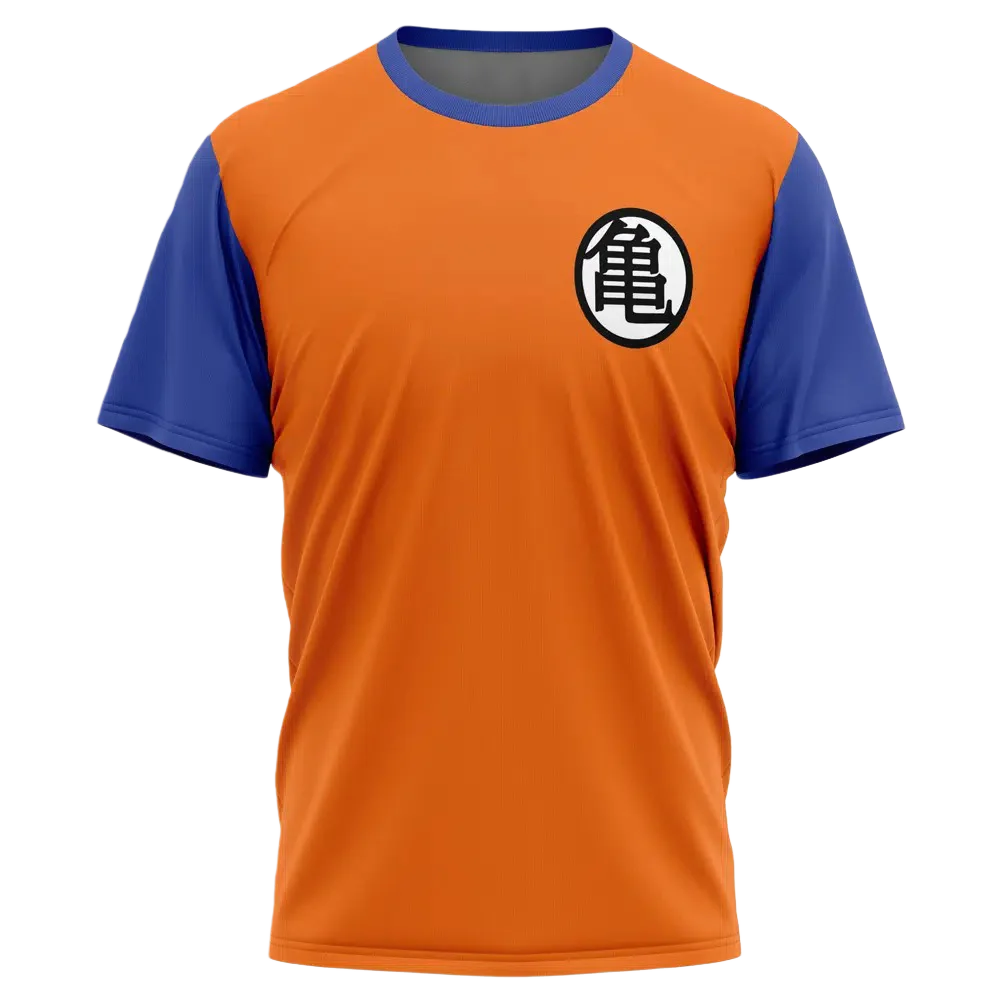 Bandai *Dragon Ball Z* Goku Gi Turtle" (Kame) Emblem 3D Quick-Dry T-Shirt – Kids' Adult Sizes Anime Summer Sports Tee Streetwear