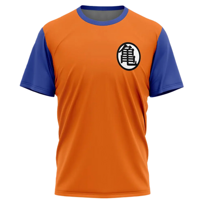 Bandai *Dragon Ball Z* Goku Gi Turtle" (Kame) Emblem 3D Quick-Dry T-Shirt – Kids' Adult Sizes Anime Summer Sports Tee Streetwear