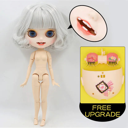 ICY DBS Blyth Doll 1/6 bjd ob24 toy joint body white skin custom doll customized face matte face 30cm toy girls gift