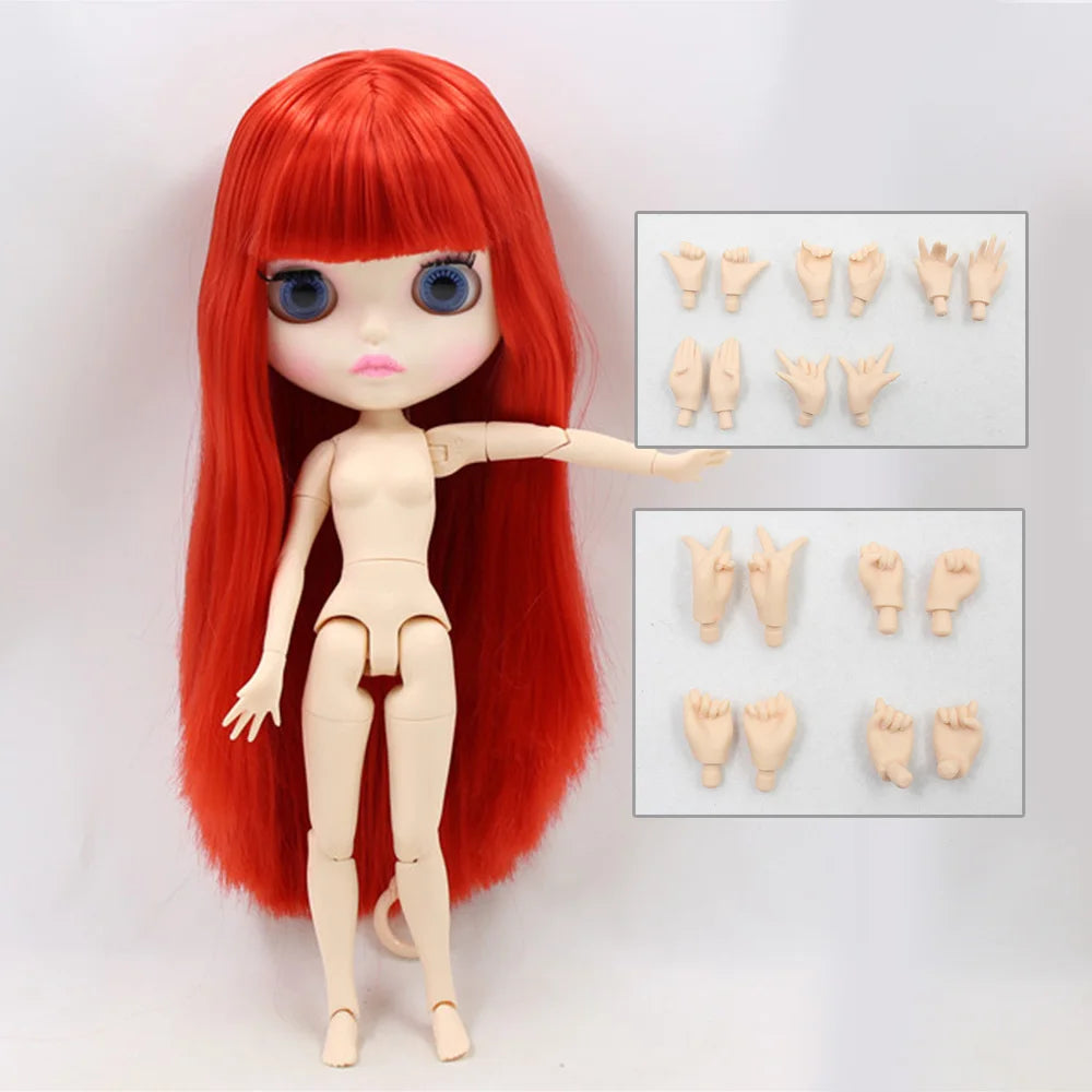 ICY DBS blyth doll 1/6 joint body white skin toy customized doll 30cm bjd random eyes colors anime toy girls gift