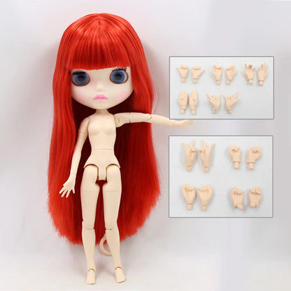 ICY DBS blyth doll 1/6 joint body white skin toy customized doll 30cm bjd random eyes colors anime toy girls gift