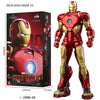 ZD Toys Iron Man MK35 Red Snapper Action Figure Iron Man Mk41 Mk47 Tank MK24 MK22 1/10 Scale Iron Man Collections Gift