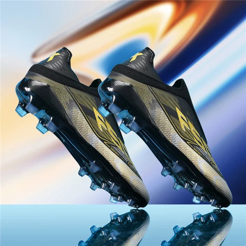New Men Soccer Shoes Match Adult Cleats Football Boots Breathable Non Slip Training Outdoor Sport Boys Long Spikes Comfortable