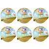 Colorful 6 Styles Glitter Dumpling Glitter Dumpling Squishy with Box Dumplings Sensory Squeeze Toy for Stress Relief Toys