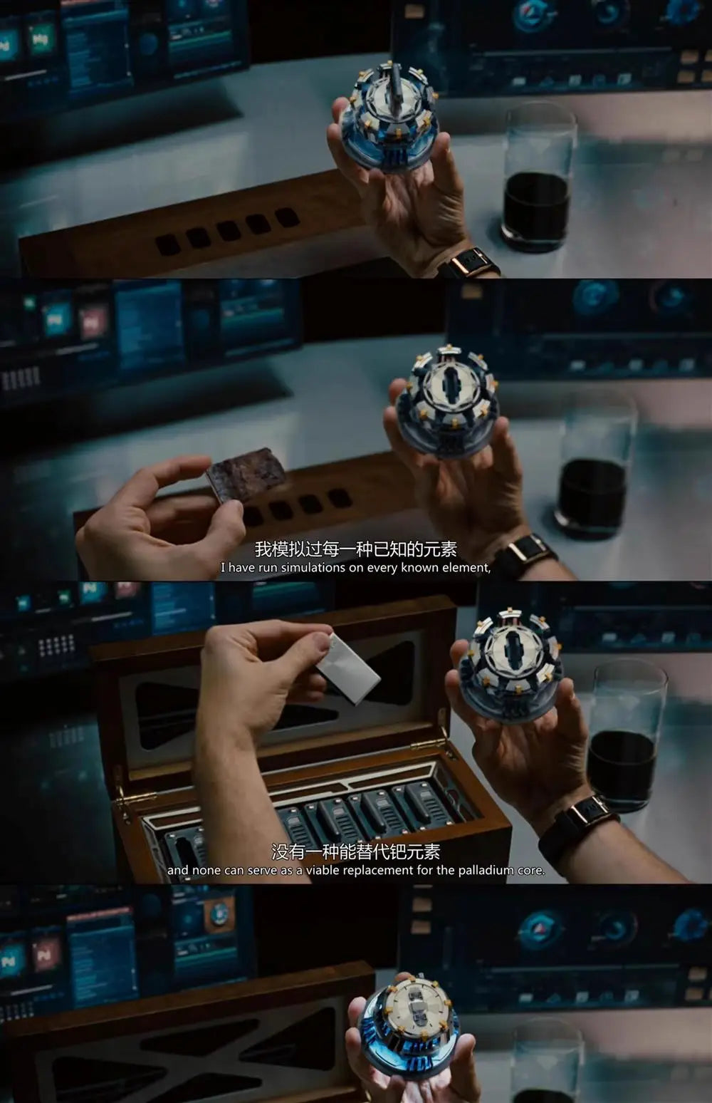 Iron Man Arc Reactor MK3 Generations Tony Stark Hcmy Edition stark industries Figure Led Light Palladium Element Chest Lamp