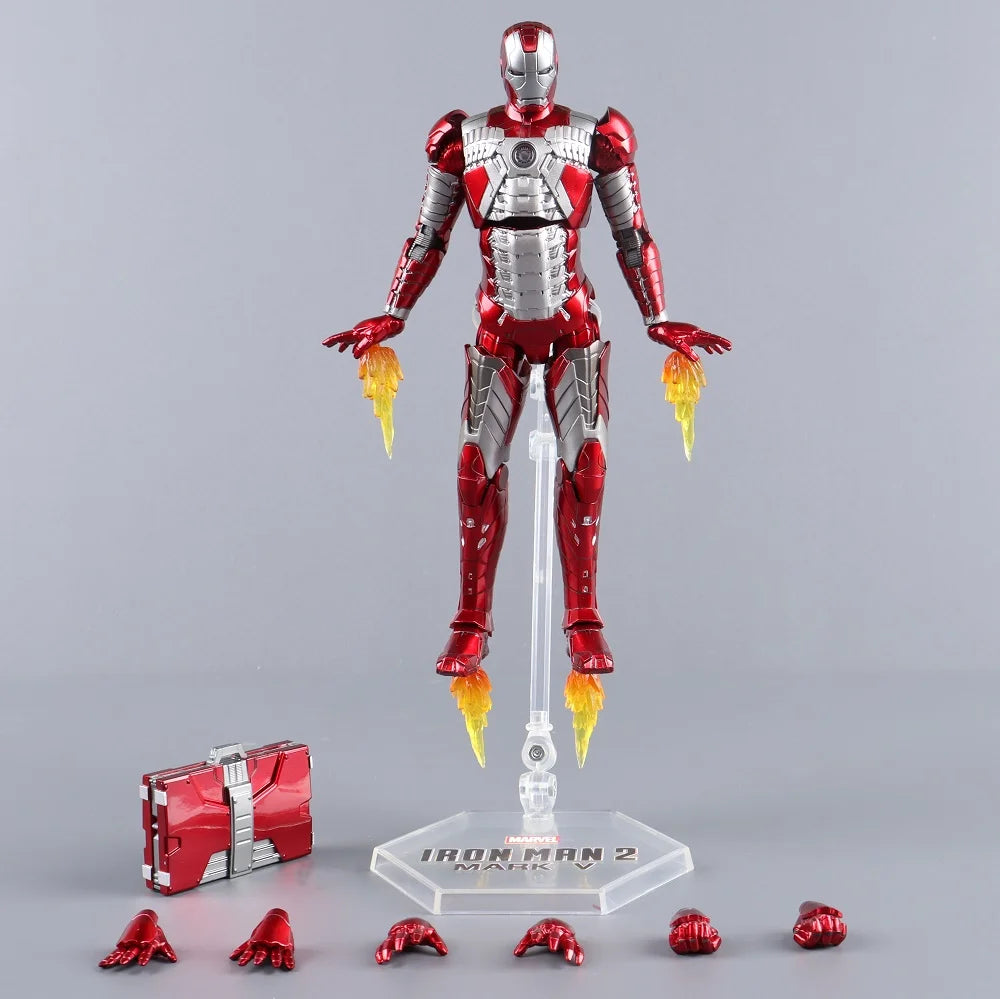 ZD Toys Iron Man Action Figure Joint Movable MK1 MK3 MK6 MK7 MK42 MK45 MK50 MK85 MK17 MK33 MK39 Adult Collection Figure Gift