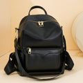 Elegant Solid-Color Womens Backpack For Commuting With Large Capacity