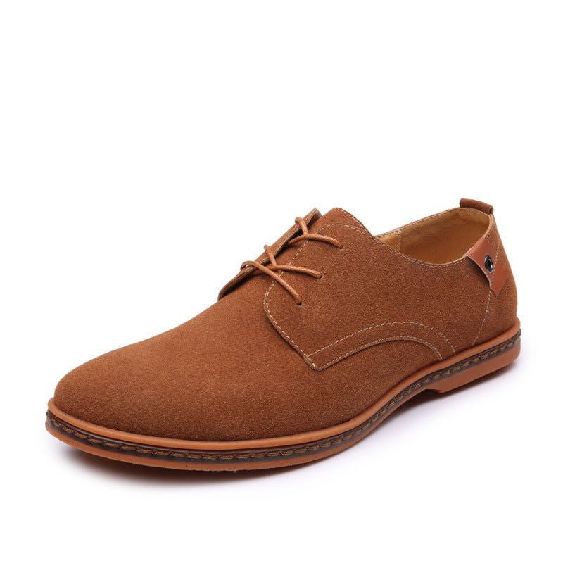 Men's shoes, men's shoes, casual leather shoes. - TRYSHOPPY